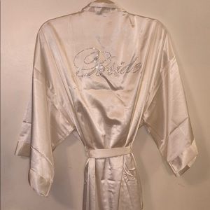 Rhinestone “Bride” Robe